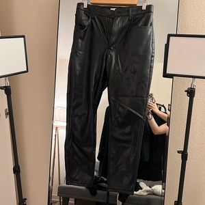 Abercrombie leather pants